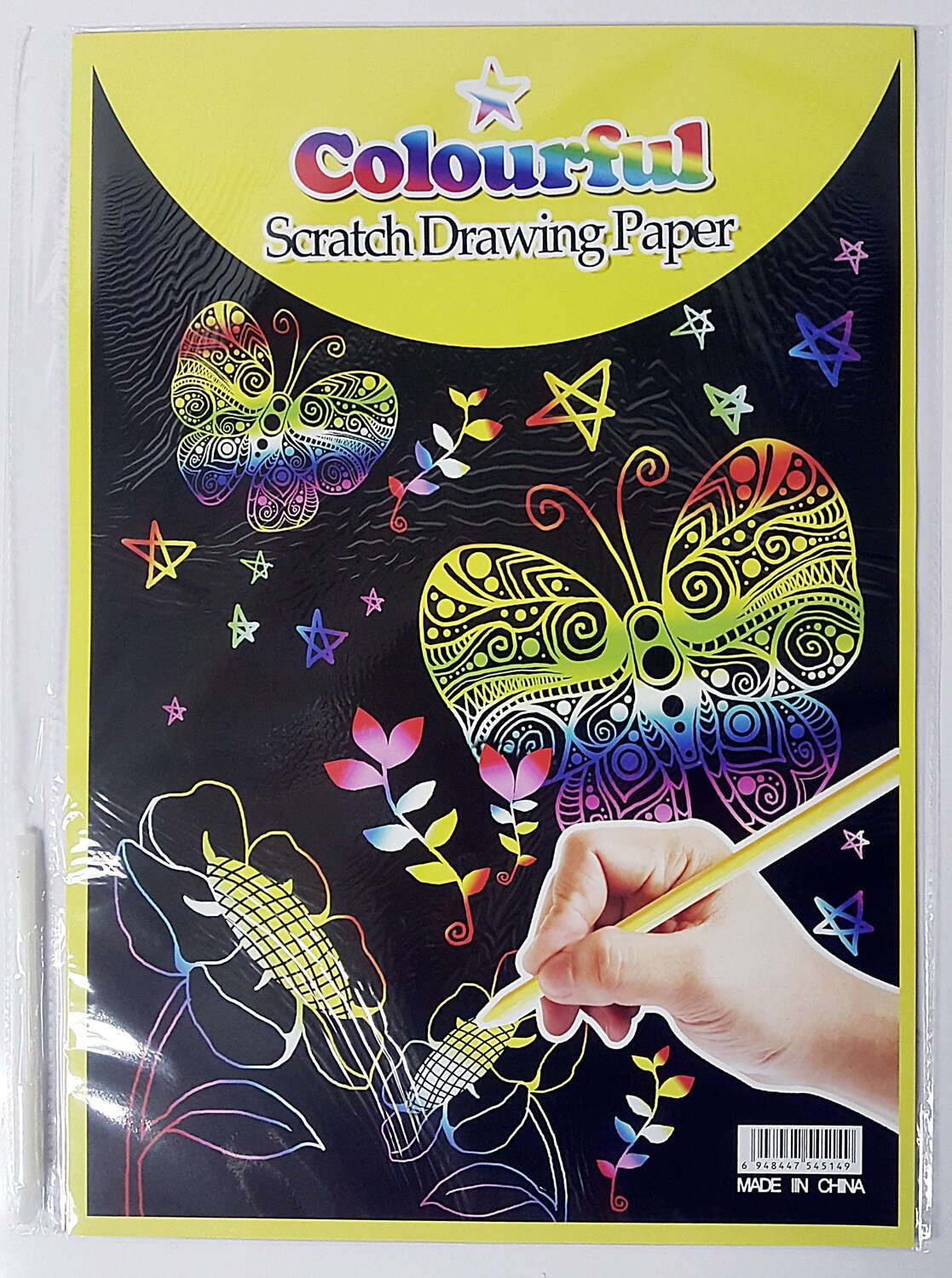 Colourful Scratch Drawing Paper