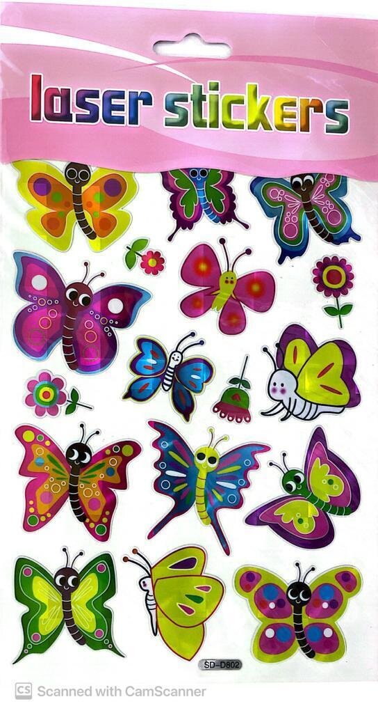 Laser Stickers Butterfly