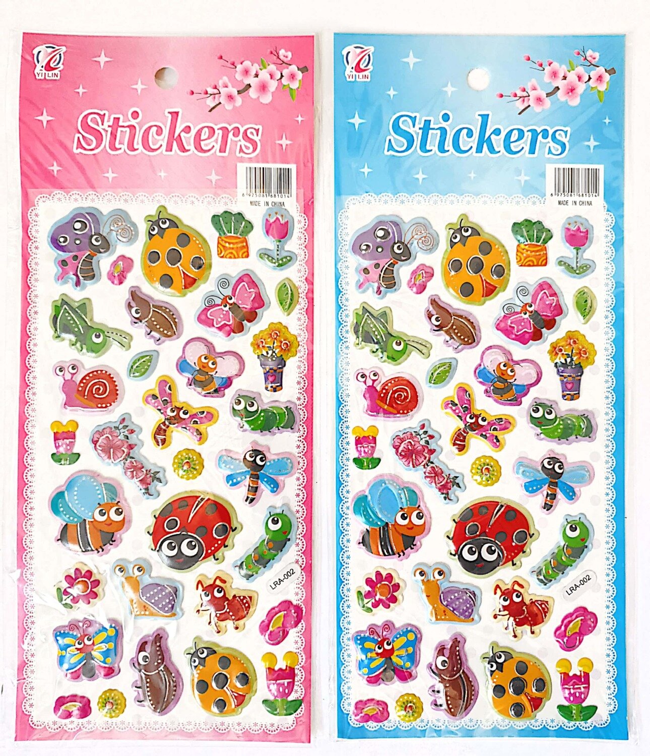Pop Up Stickers Insects