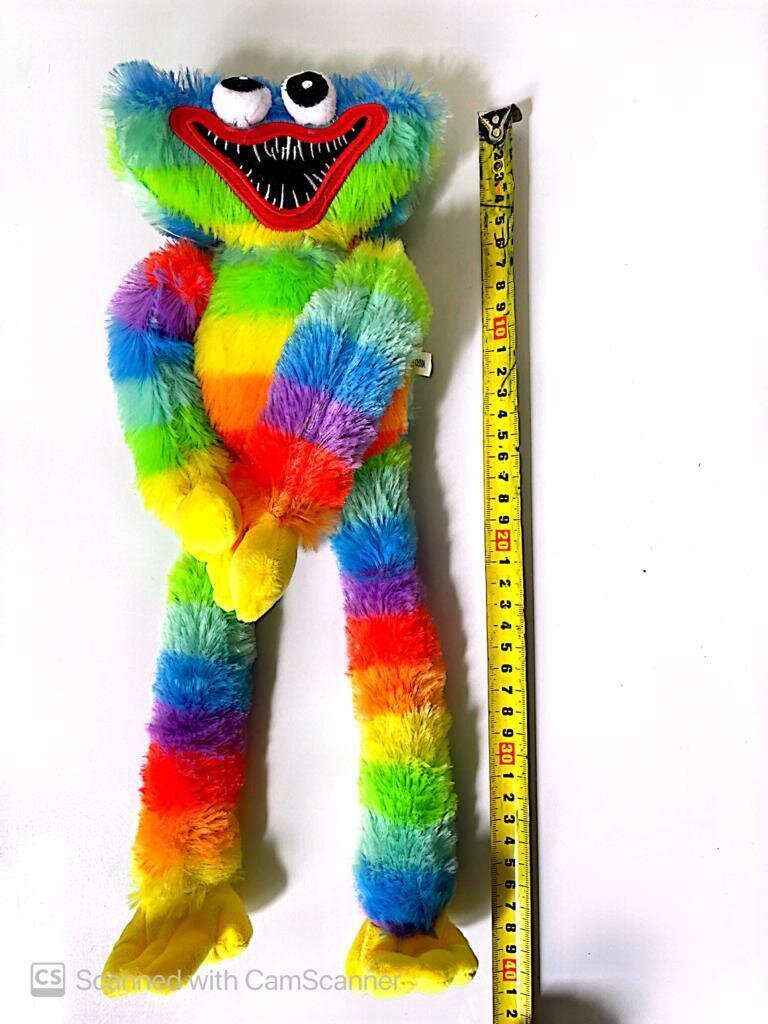 Huggy Wuggy Plush Toy Rainbow 40cm