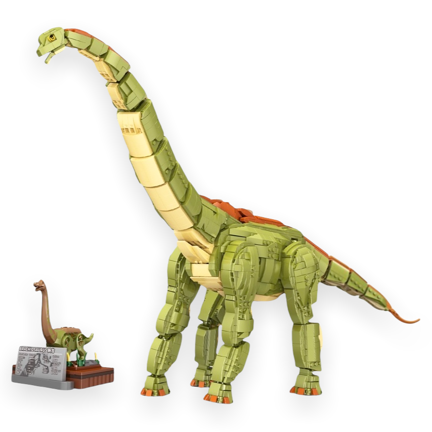 Forange Block - 2250 Piece Brachiosaurus Dinosaur - DIY Building Blocks Toy