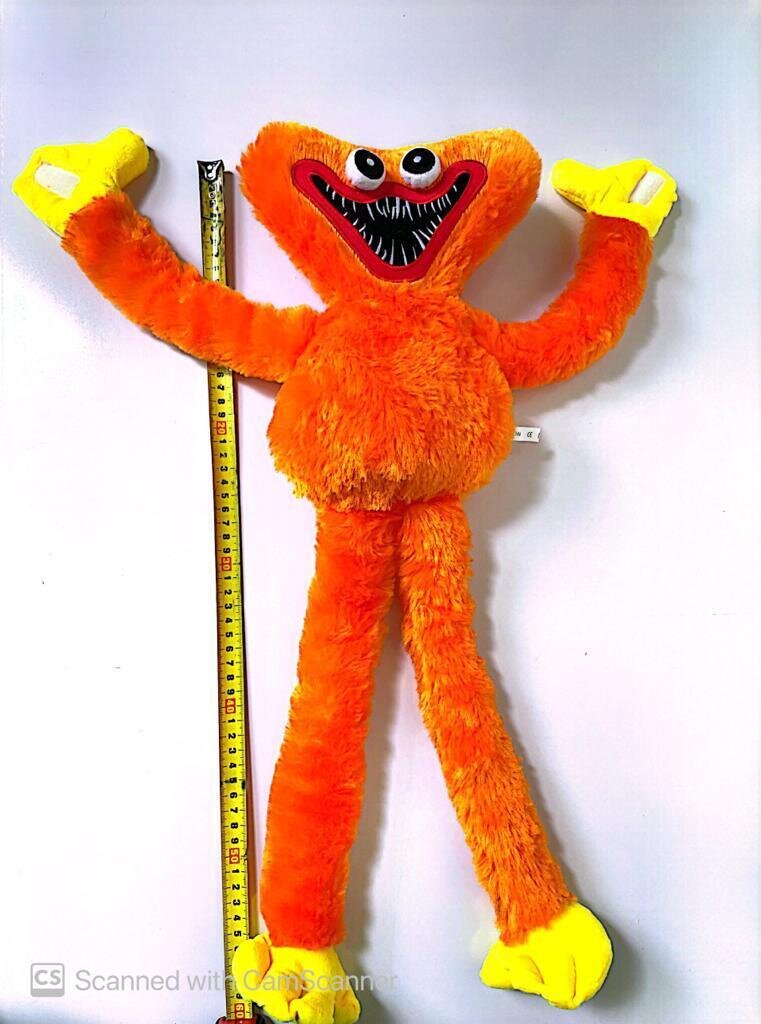 Huggy Wuggy Plush Toy Orange 60cm