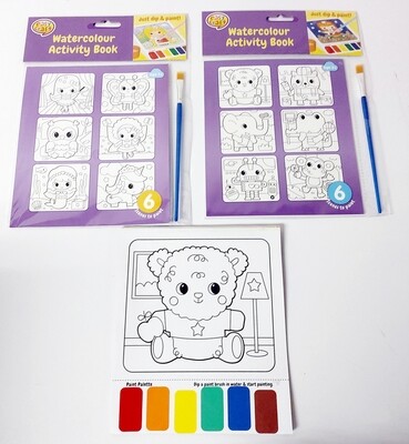 Water Colour Activity Book