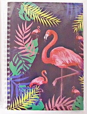 A4 Flamingo&#39;s Leaves Notebook