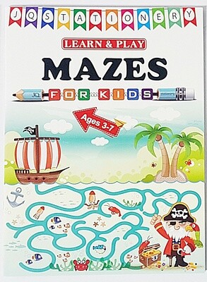 Learn &amp; Play MAZES for Kids (Ages 3-7)
