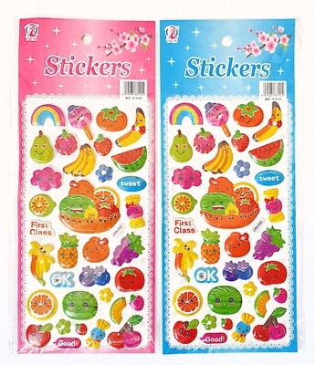 Pop Up Stickers Fruits