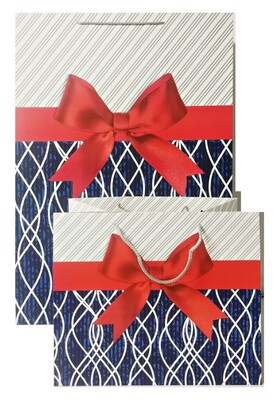 Red Bow Extra Large Gift Bag PK3 (R39.50 Each)