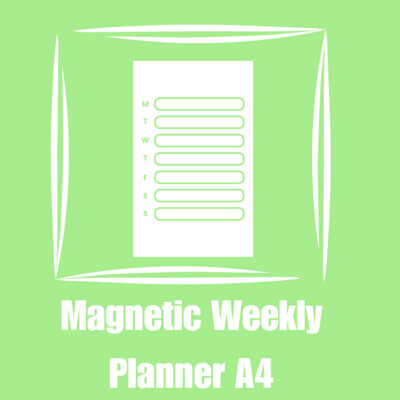 Magnetic Weekly Planner A4