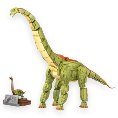 Forange Block - 2250 Piece Brachiosaurus Dinosaur - DIY Building Blocks Toy