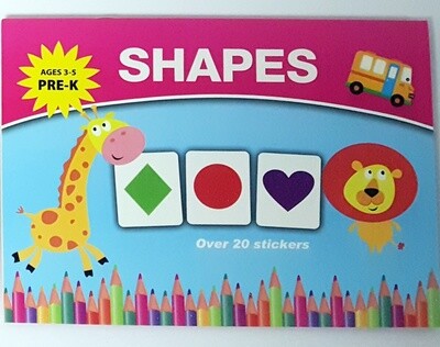 Shapes Educational Book with Stickers