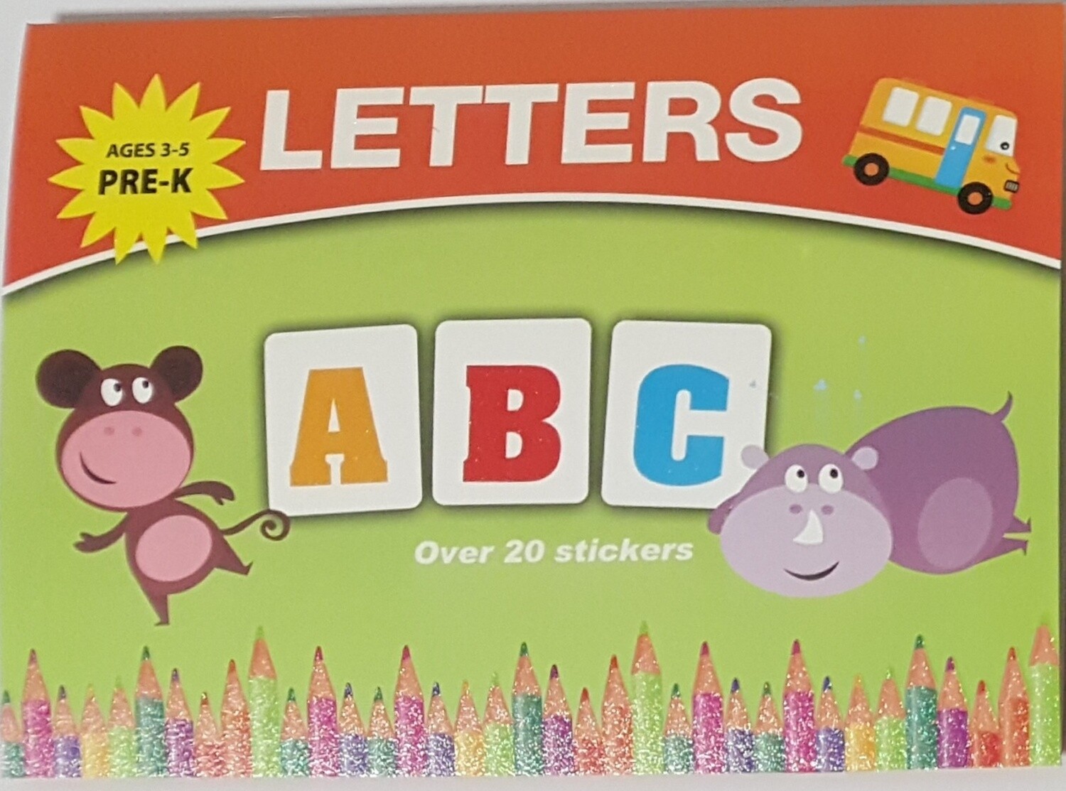 Letters Educational Book with Stickers
