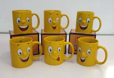 Funny Face Mug (Set of 6) R40 each
