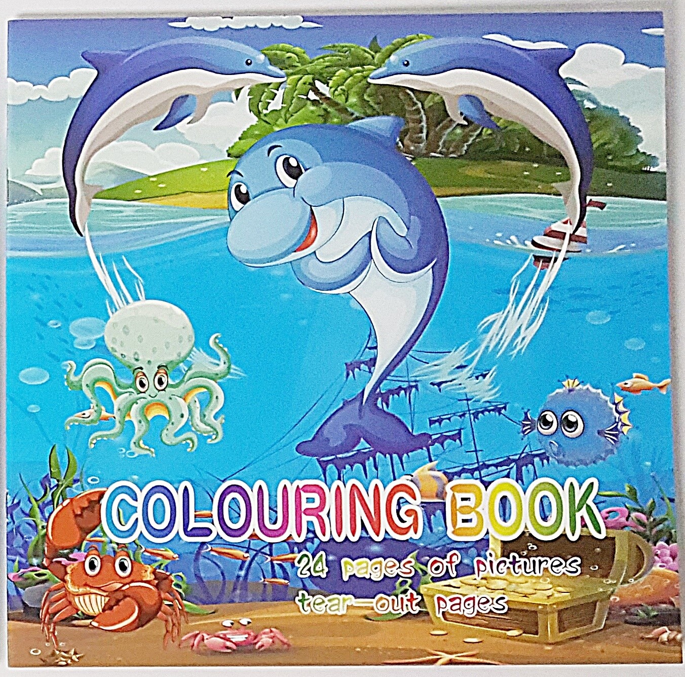 Colouring Book 24  Tear Out Pages - Sea life