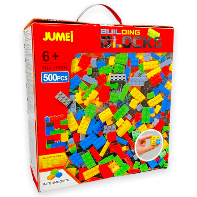 Jumei - 500 Piece Building Blocks Set - DIY Toys for Children