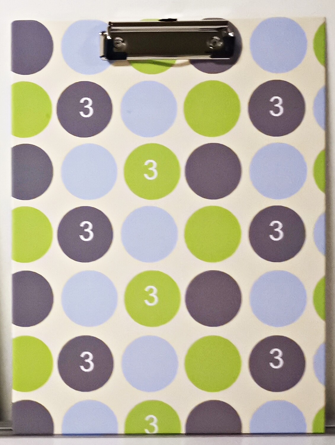 Clip Board Number/Circles 3