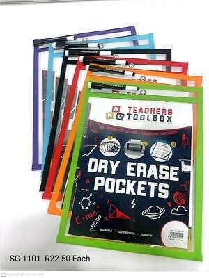 Dry Erase Pockets A4 (Set of 12)