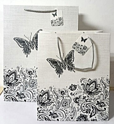 Gift Bag Large - Butterfly Wooden PK3 (R17.50 Each)