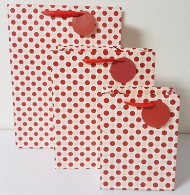 Red Polka Dots Large PK3 (R15,50 Each)