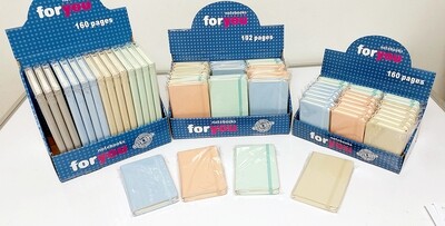 A7 Notebook 24PC Plain Pastels
