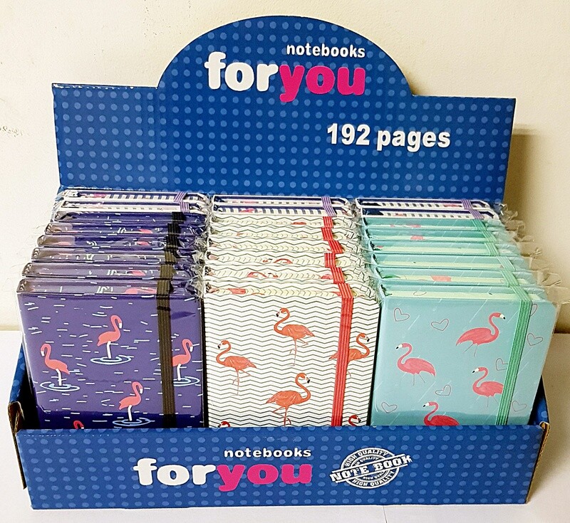 Flamingo Note Book A7 24PC