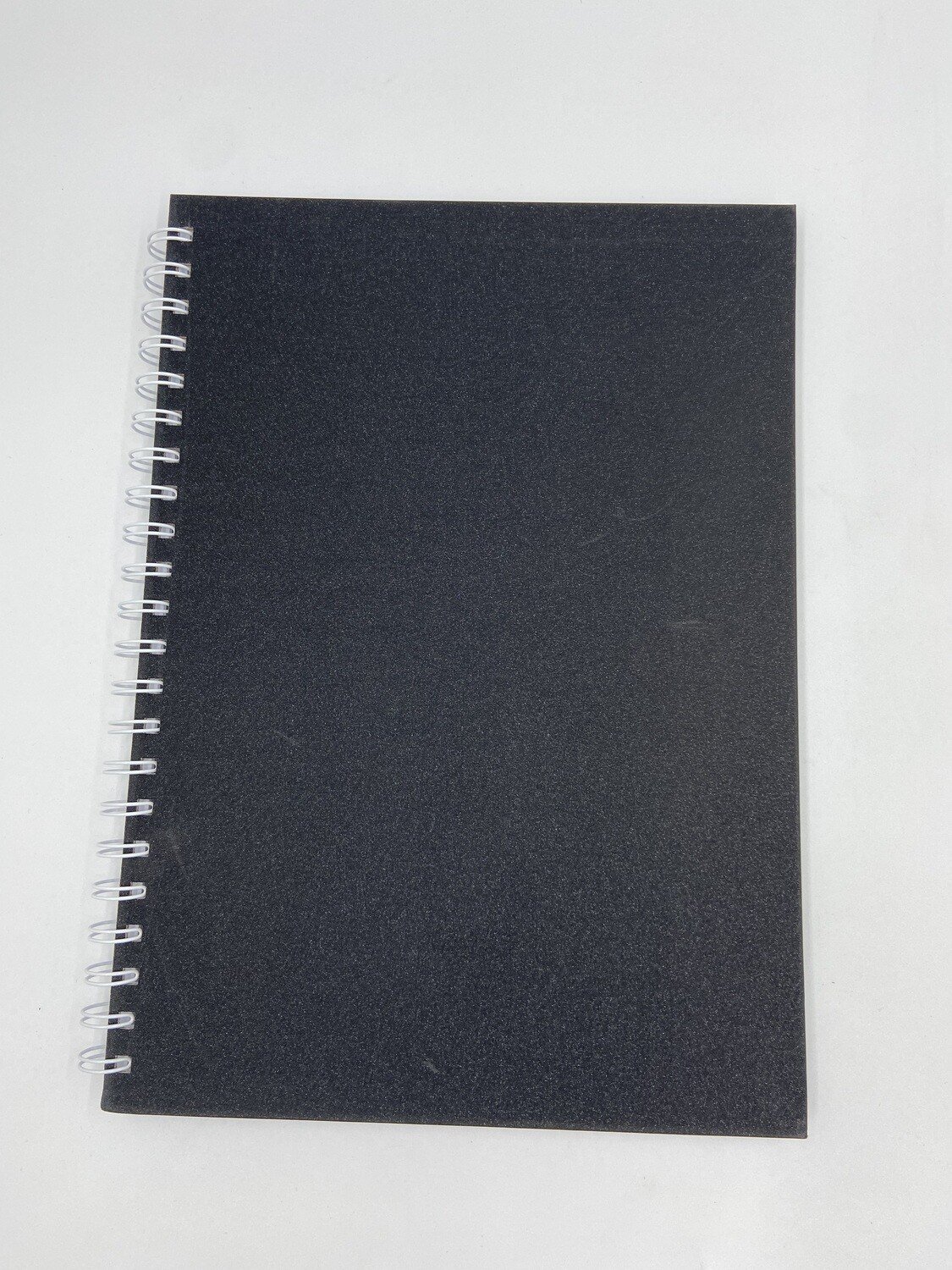 A4 Glitter Note Book Black