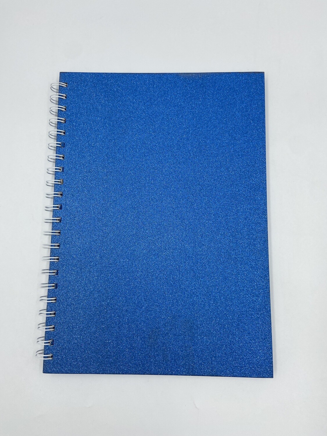 A4 Glitter Note Book Dark Blue