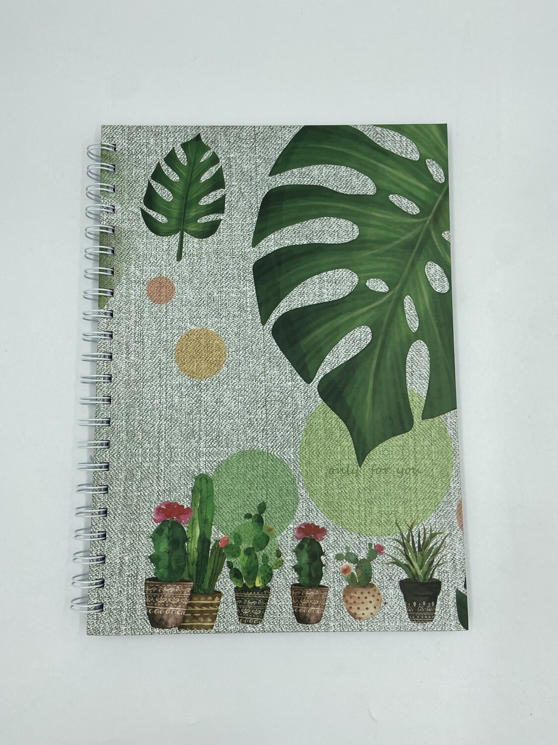 A4 Note Book Only For You Leaf & Pot Plants