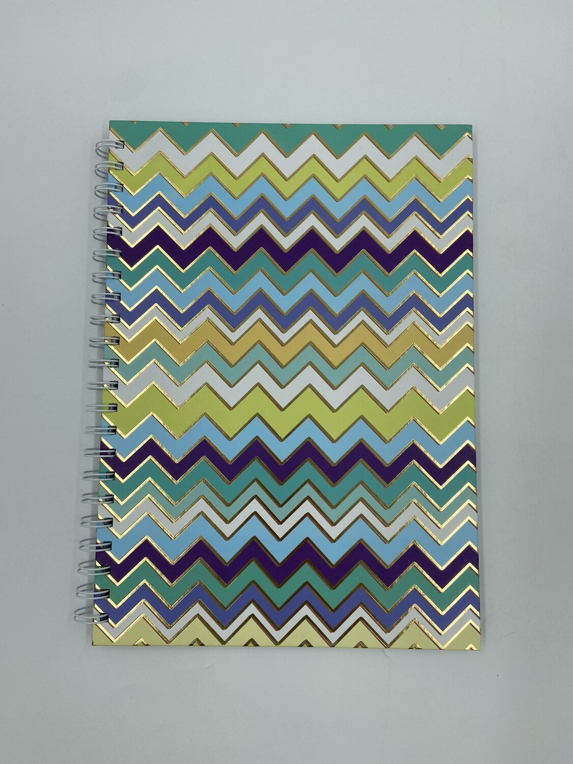 A4 Note Book Green Zig Zag