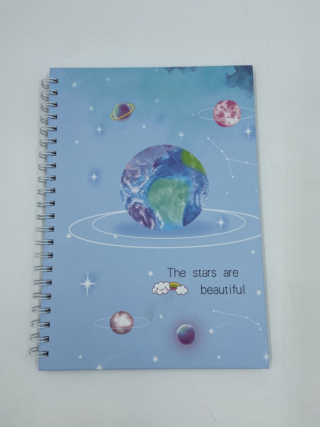 A4 Note Book The Stars Are Beautiful Blue