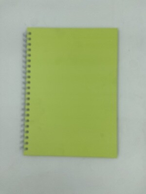 A4 Note Book Plain Yellow