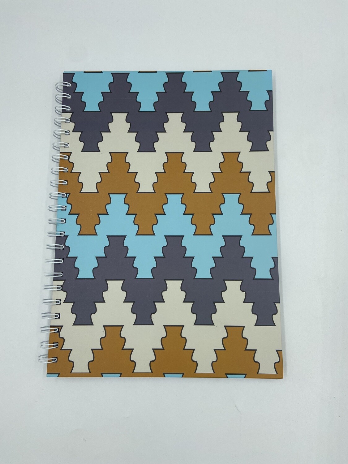 A5 Note Book Multi Colour Zig Zag