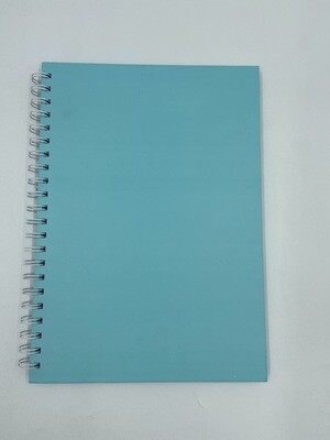 A5 Note Book Plain Blue