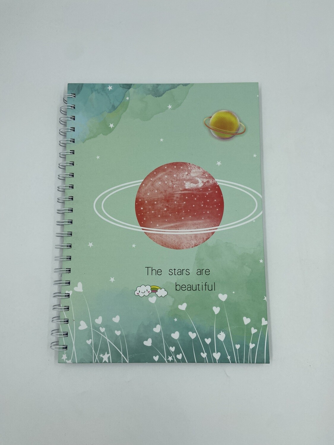 A5 Note Book The Stars Are Beautiful Green