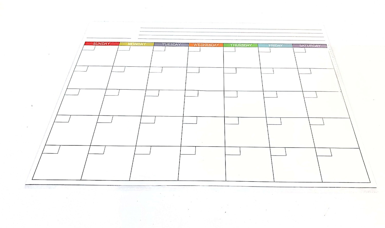 A3 White Board Planner