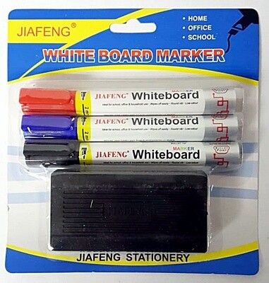 3 Colour White Board Pen