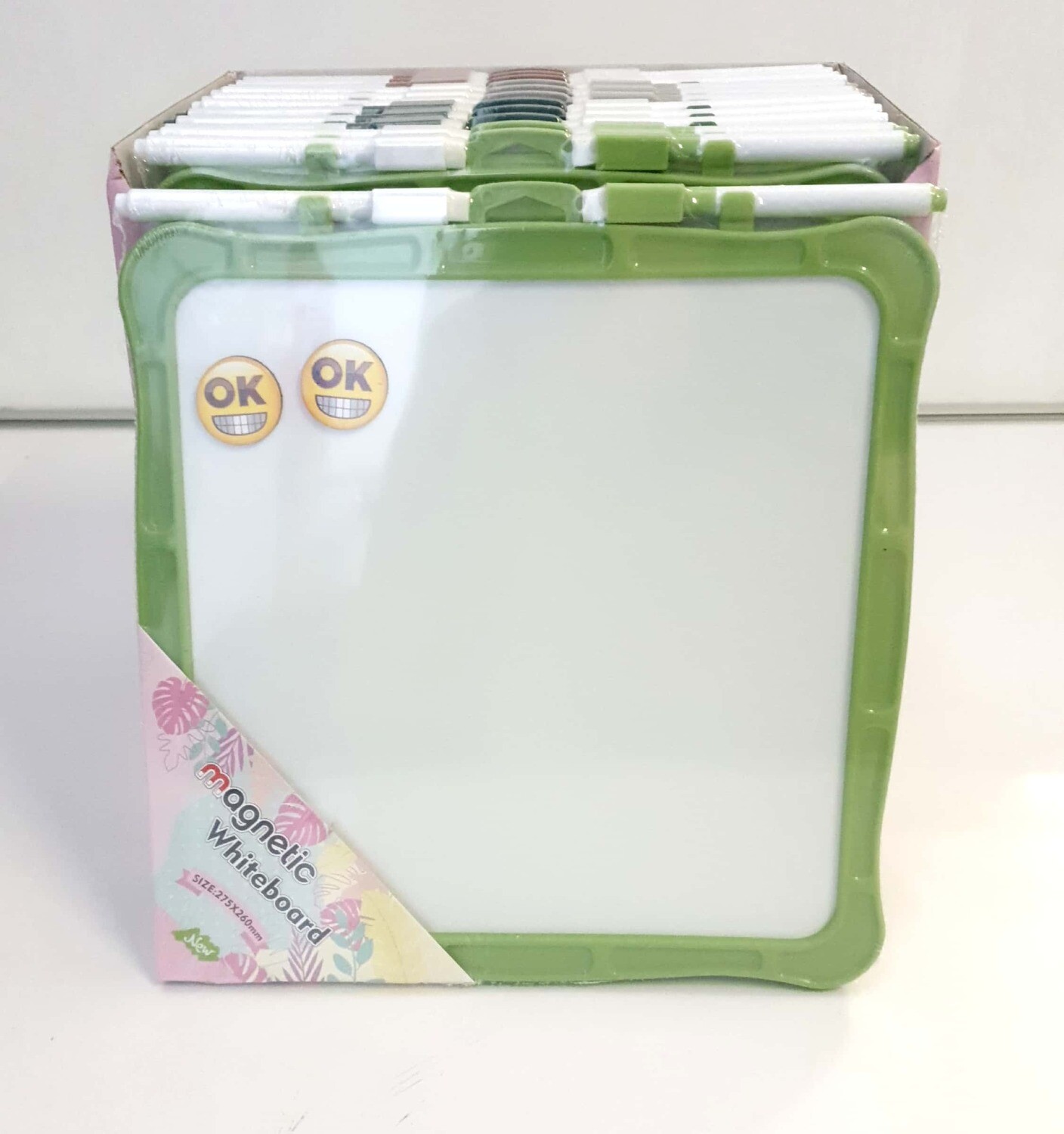 275X260mm Magnetic White Board Double Sided (Box 12)