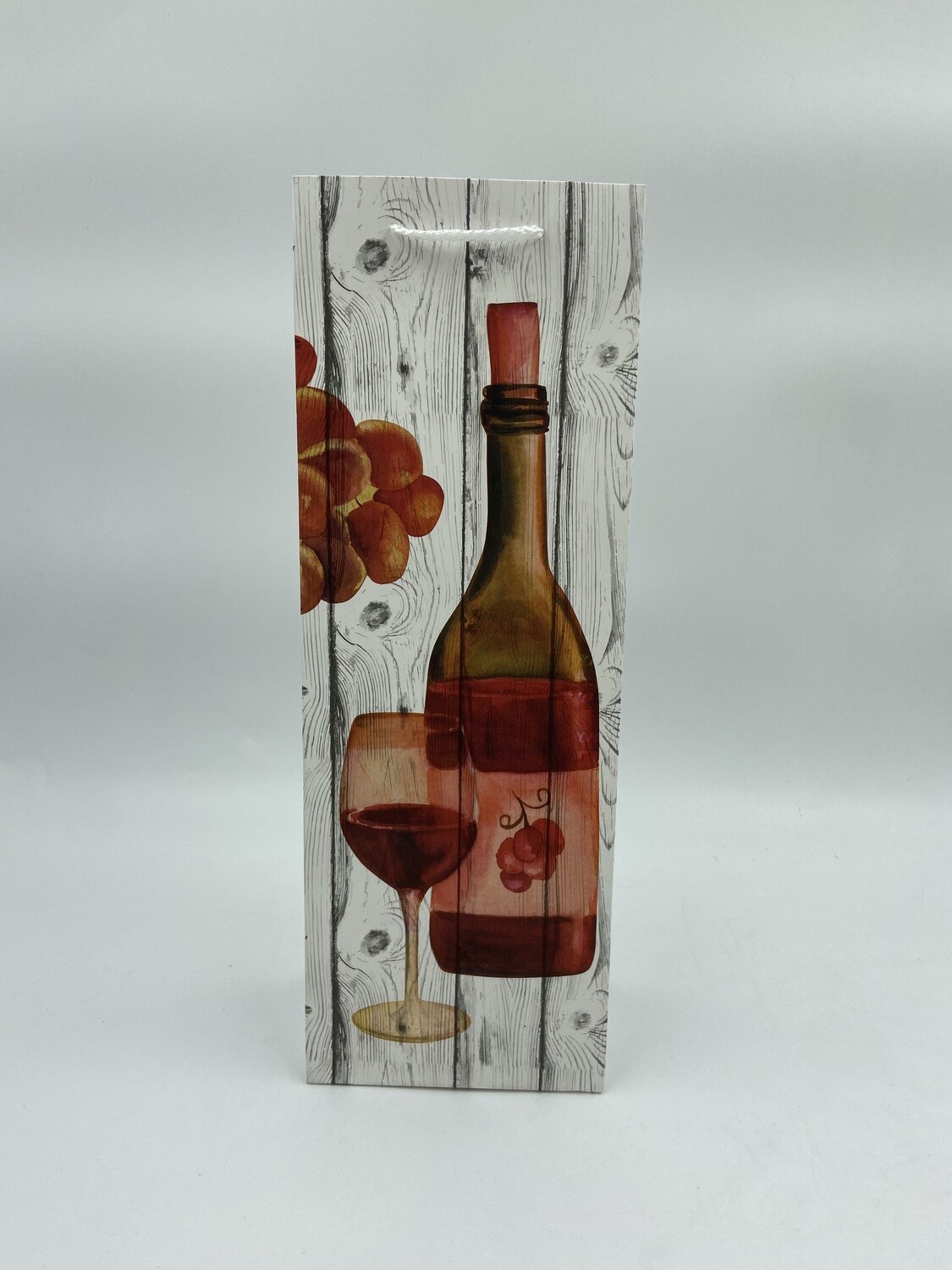 Black & White Wood Red Grapes - Bottle Bag  PK3 (R10.50 Each)