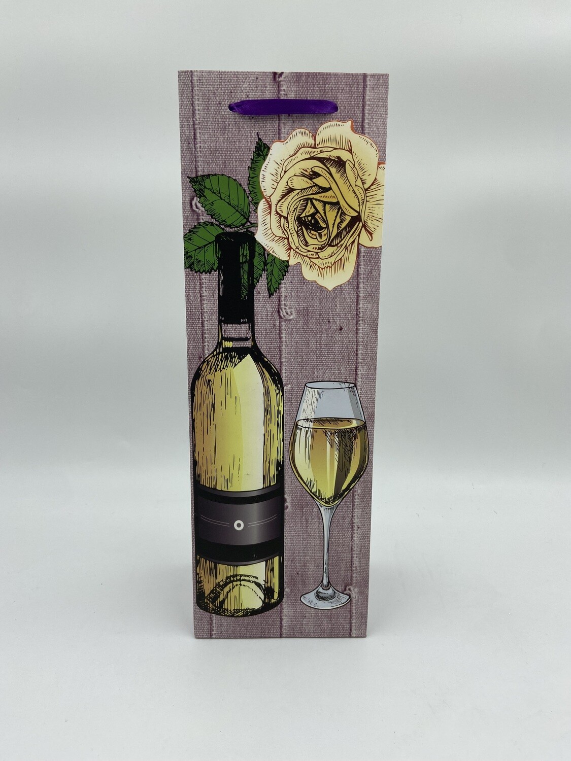 Designer Bottle Purple Wine Bag PK3 (R10.50)