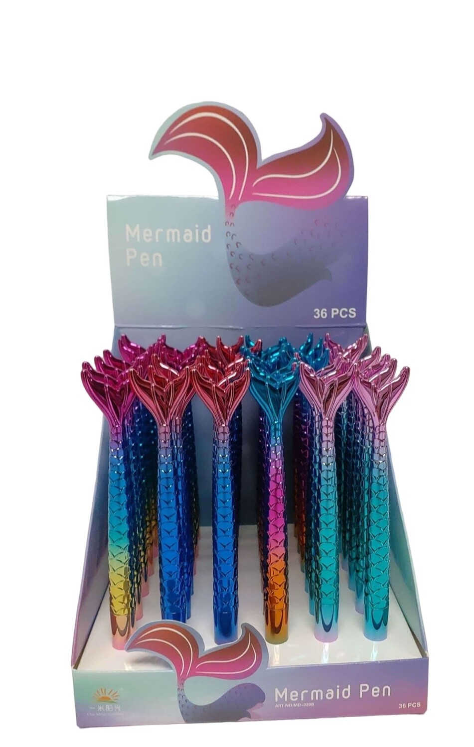 Mermaid Tail Gel Pens 36 / Display