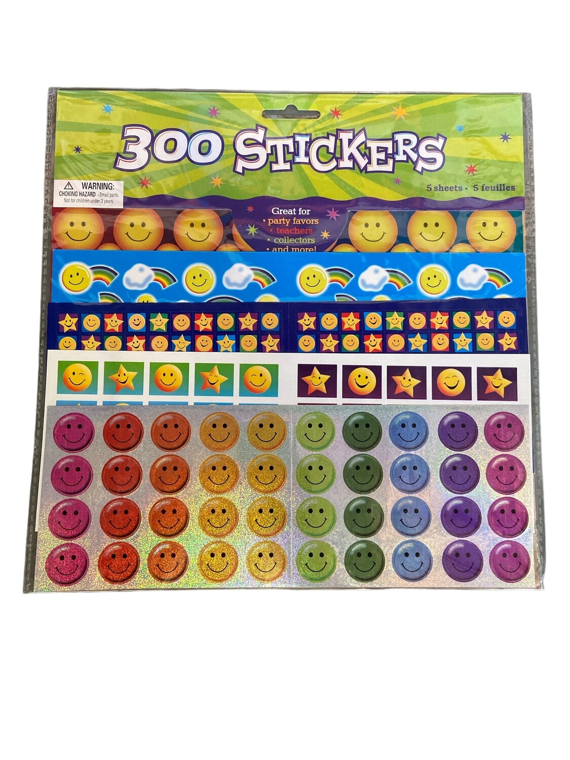 300 STICKERS - SMILIES