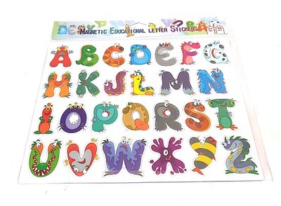 Magnetic Educational Letter Stickers A-Z