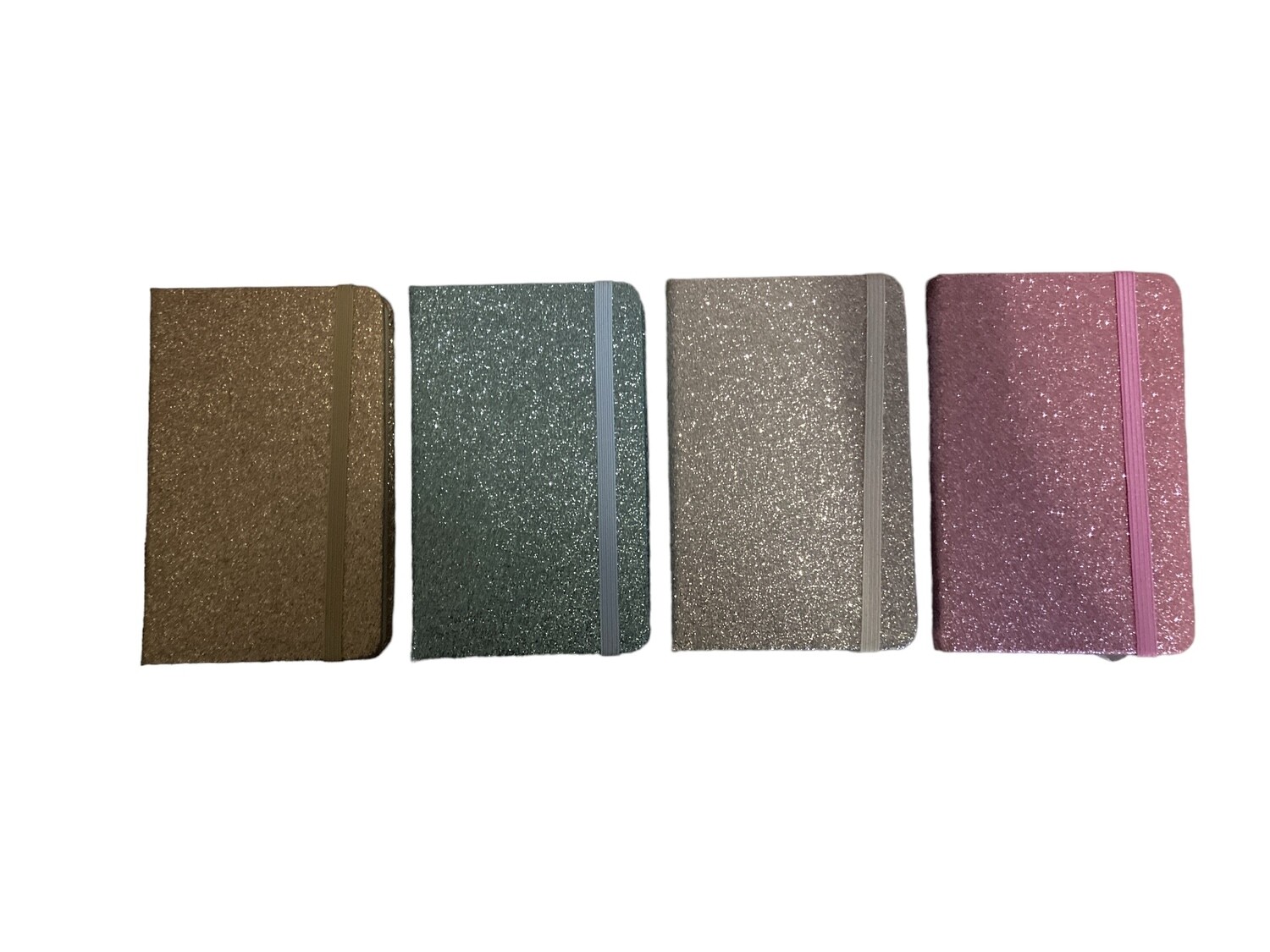 GLITTER A6 NOTEBOOKS - 24