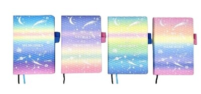 Rainbow Stories A5 NOTE BOOKS - 12PC