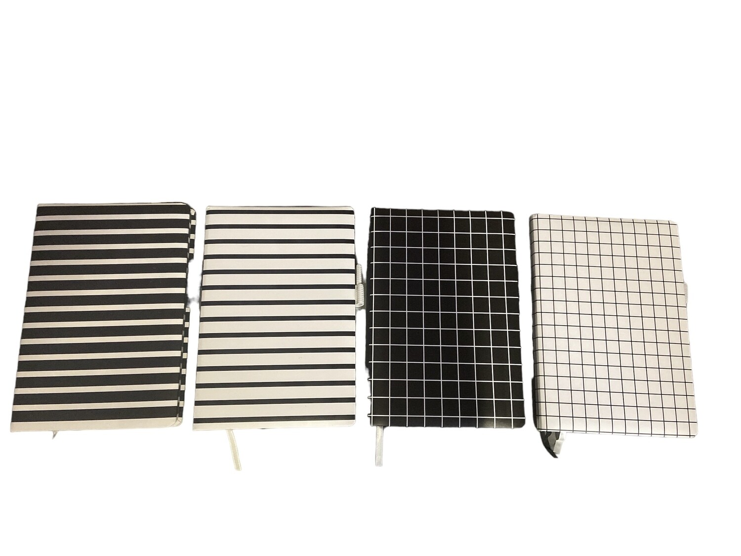 A5 Padded Notebook Black And White Designs 12PC