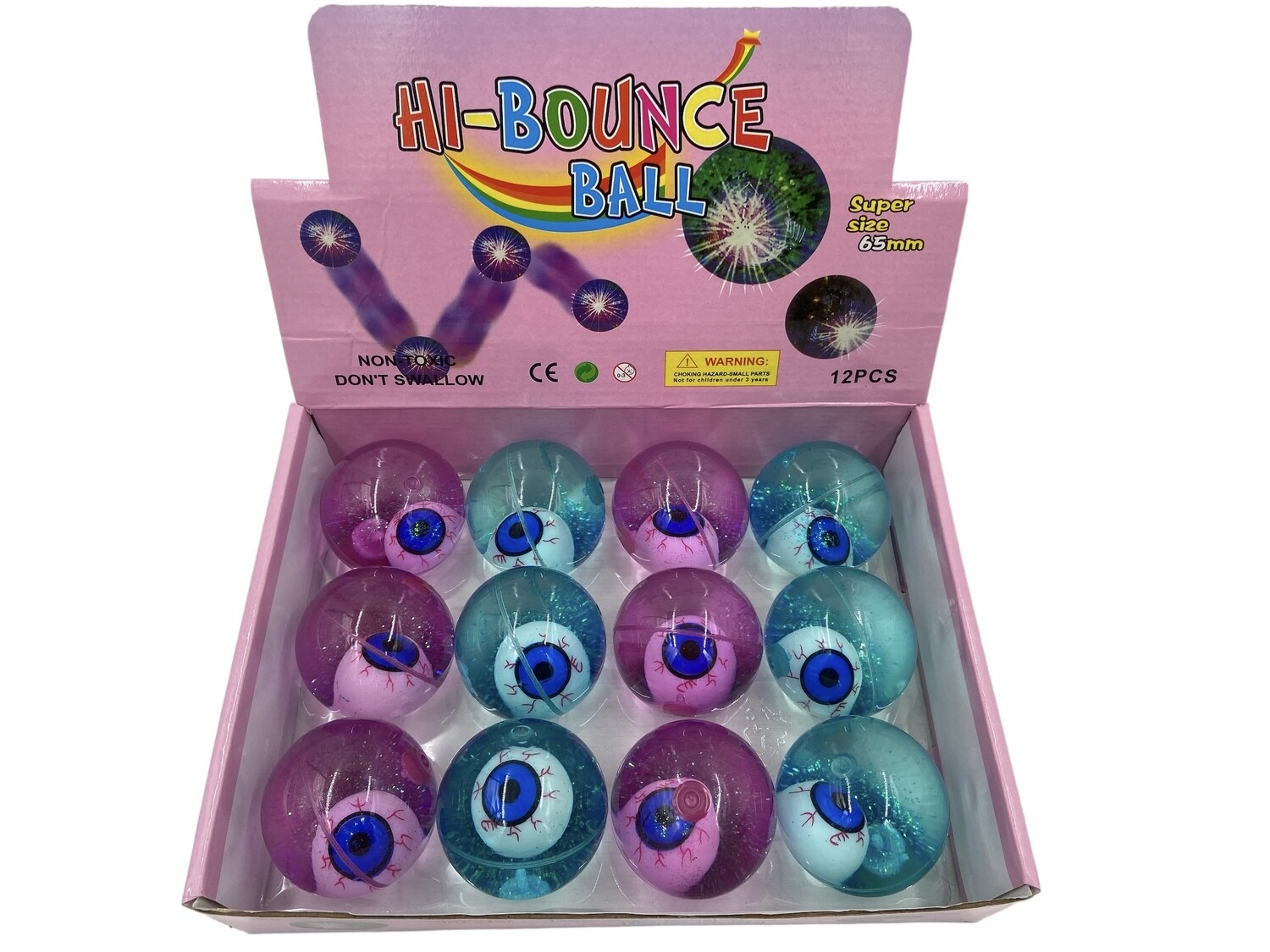 Eyeball Bounce Ball 12P