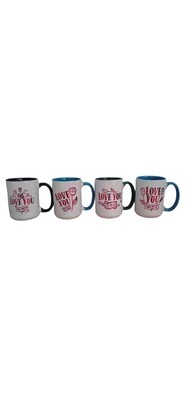 Love You Mug ( Set of 4) R50 each