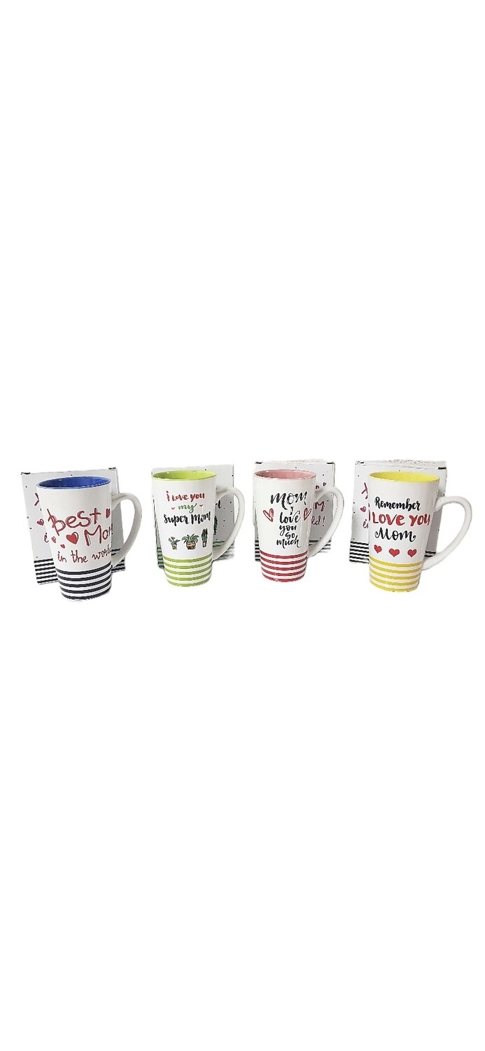 Mom White Cone Mug ( Set of 4) R50 each
