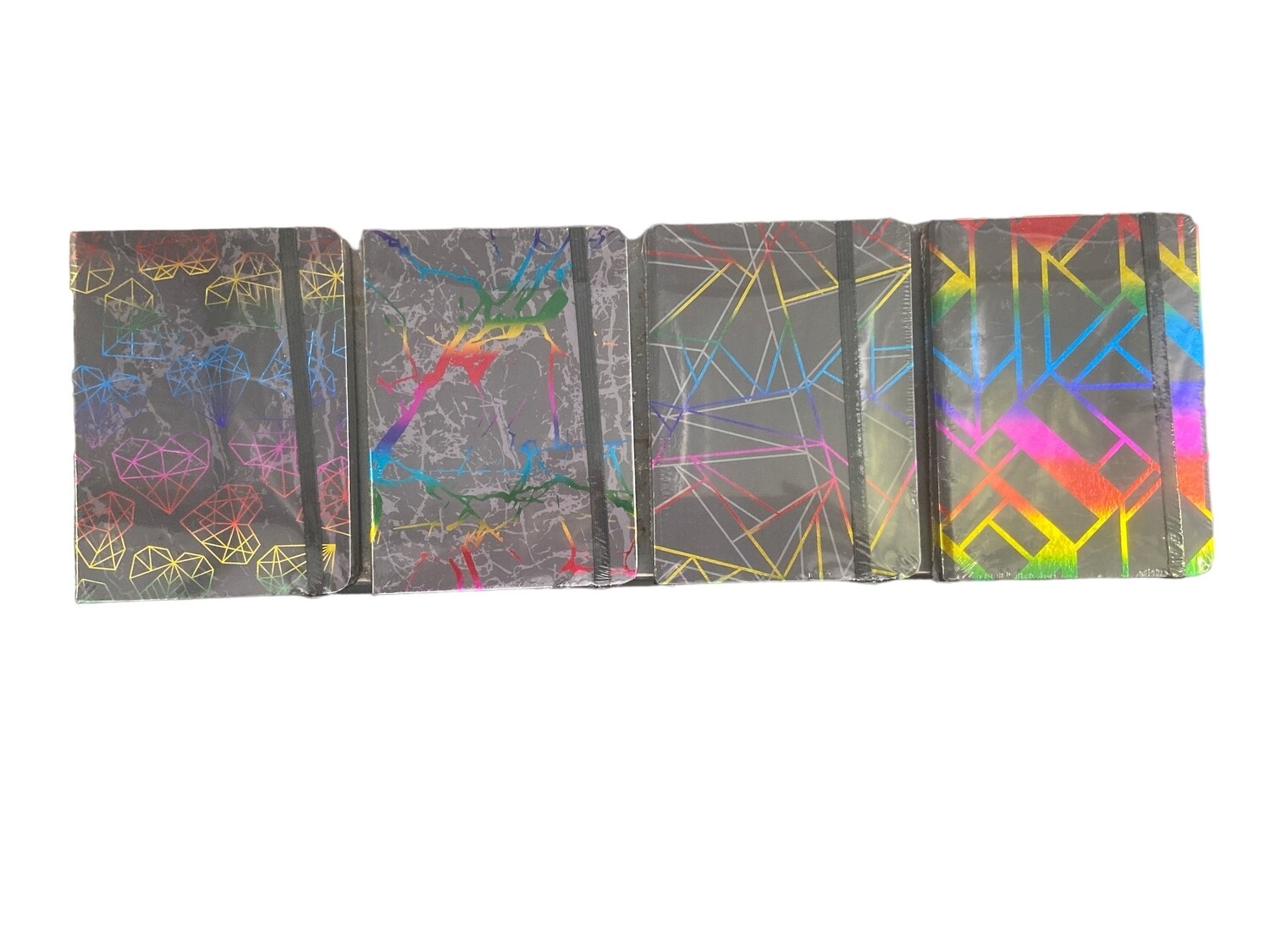 A6 Notebooks Neon Coloured Designs 12PC