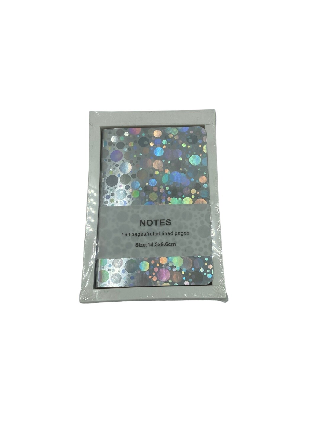 A6 Notebook 3D circles Silver