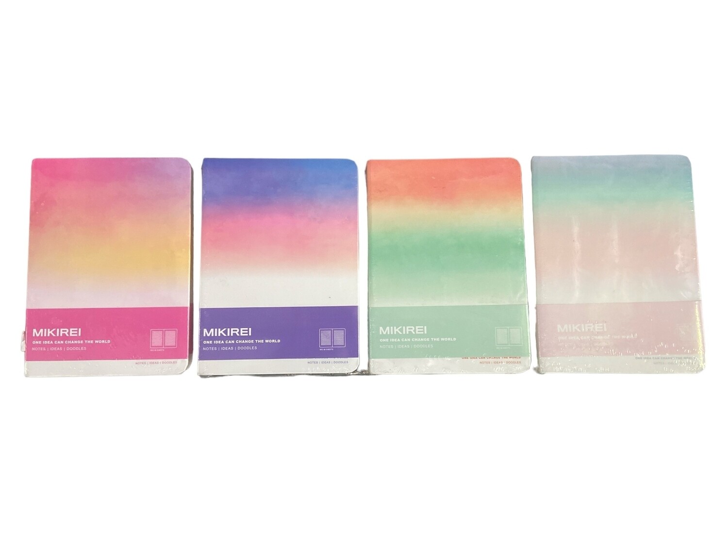 A6 Note Book Multi Coloured 12PC